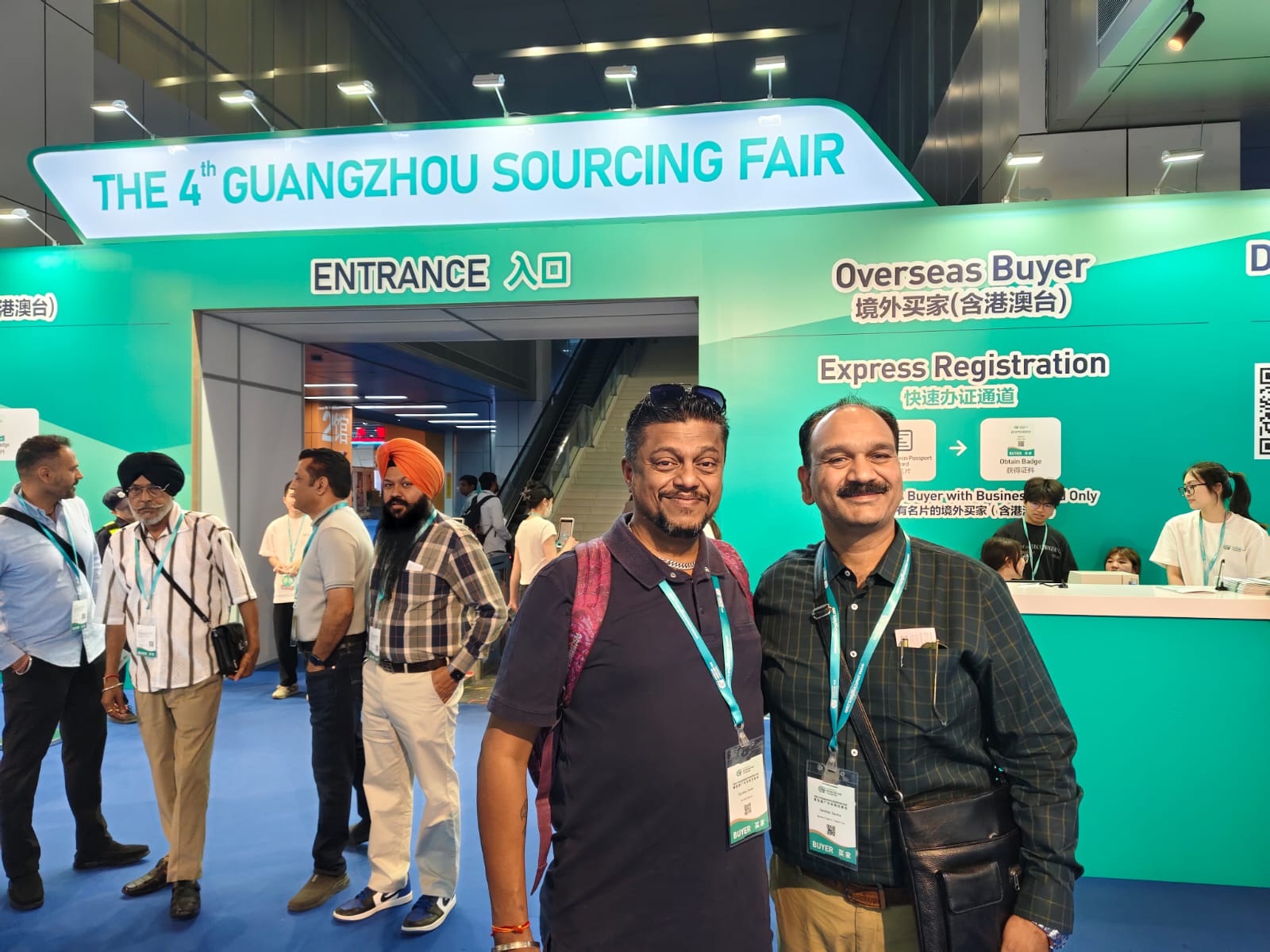 Panjab Forbes at the Guangzhou Sourcing Fair, sourcing international suppliers for clients