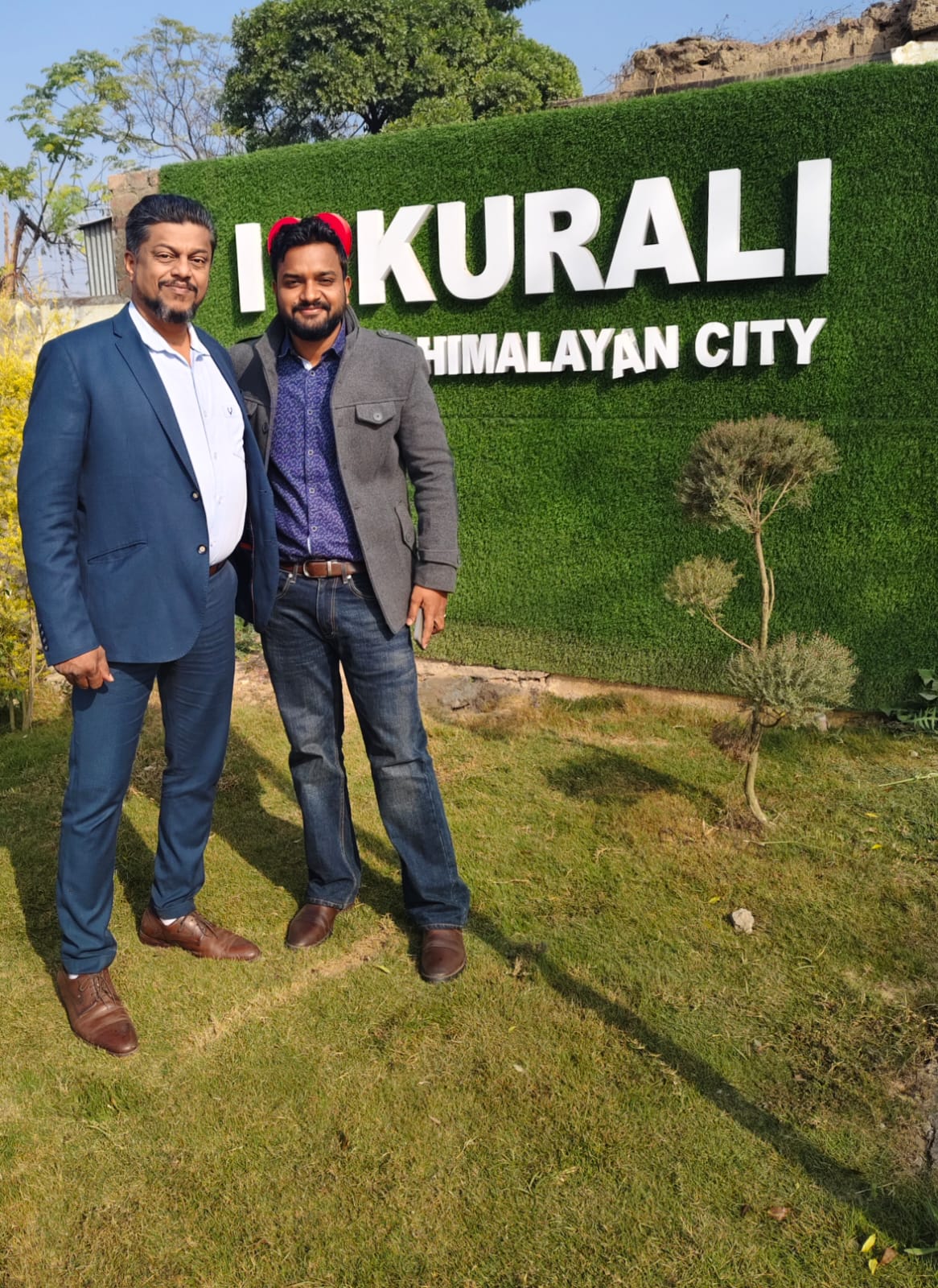 Panjab Forbes team at the Kurali Himalayan City development in District Mohali, Punjab